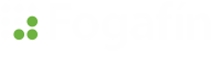 Logo de Fogafín en blanco