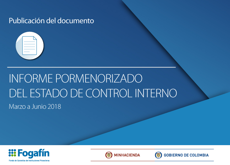 Informe pormenorizado del estado de control interno vigencia marzo - junio 2018