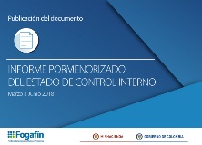 Informe pormenorizado del estado de control interno vigencia marzo - junio 2018