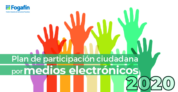 conozca nuestro plan de participación ciudadana por medios electrónicos