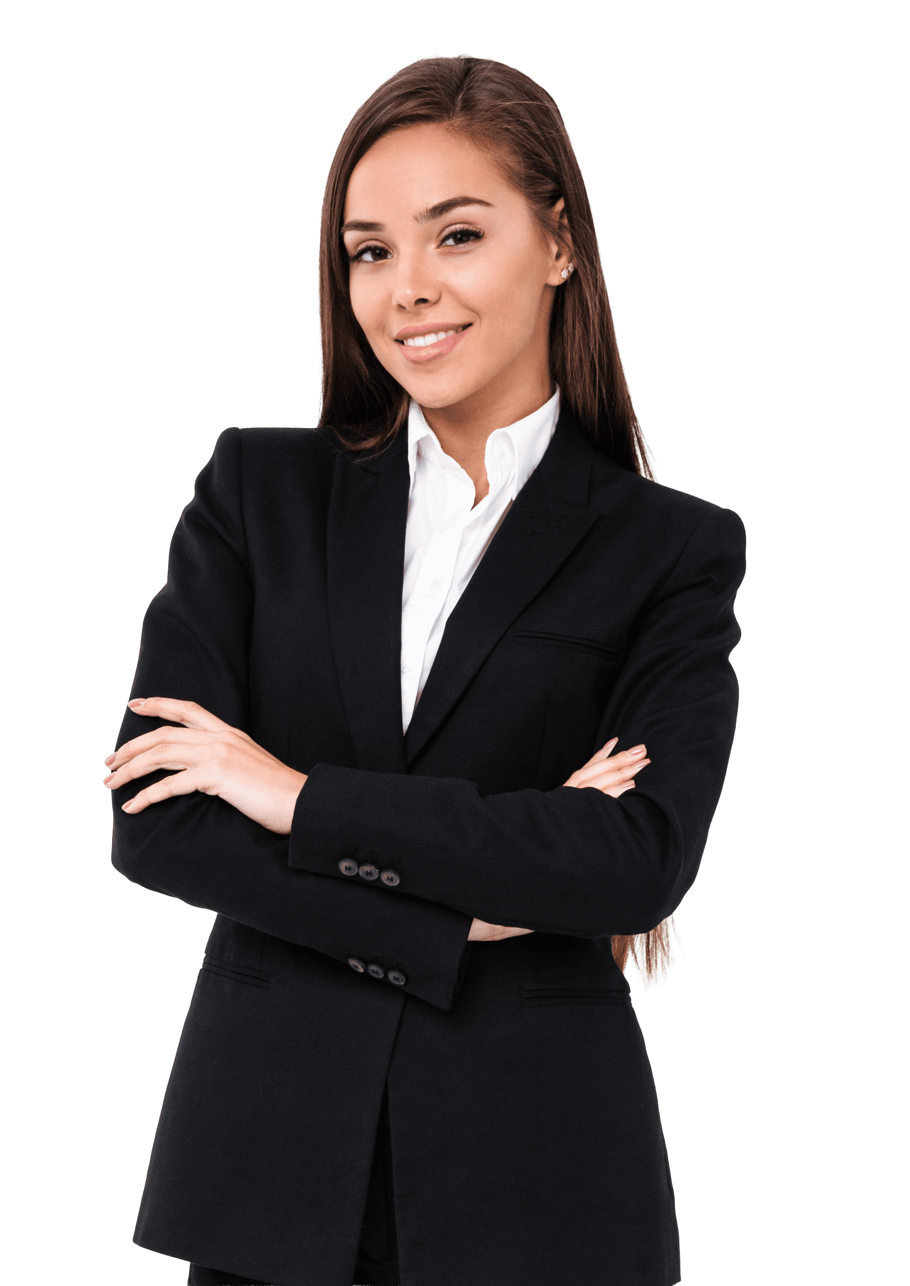 secretaria sonriendo