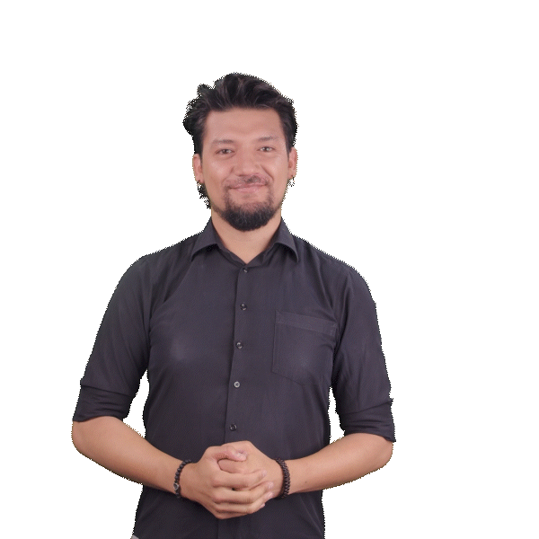 Participa en lengua de señas.